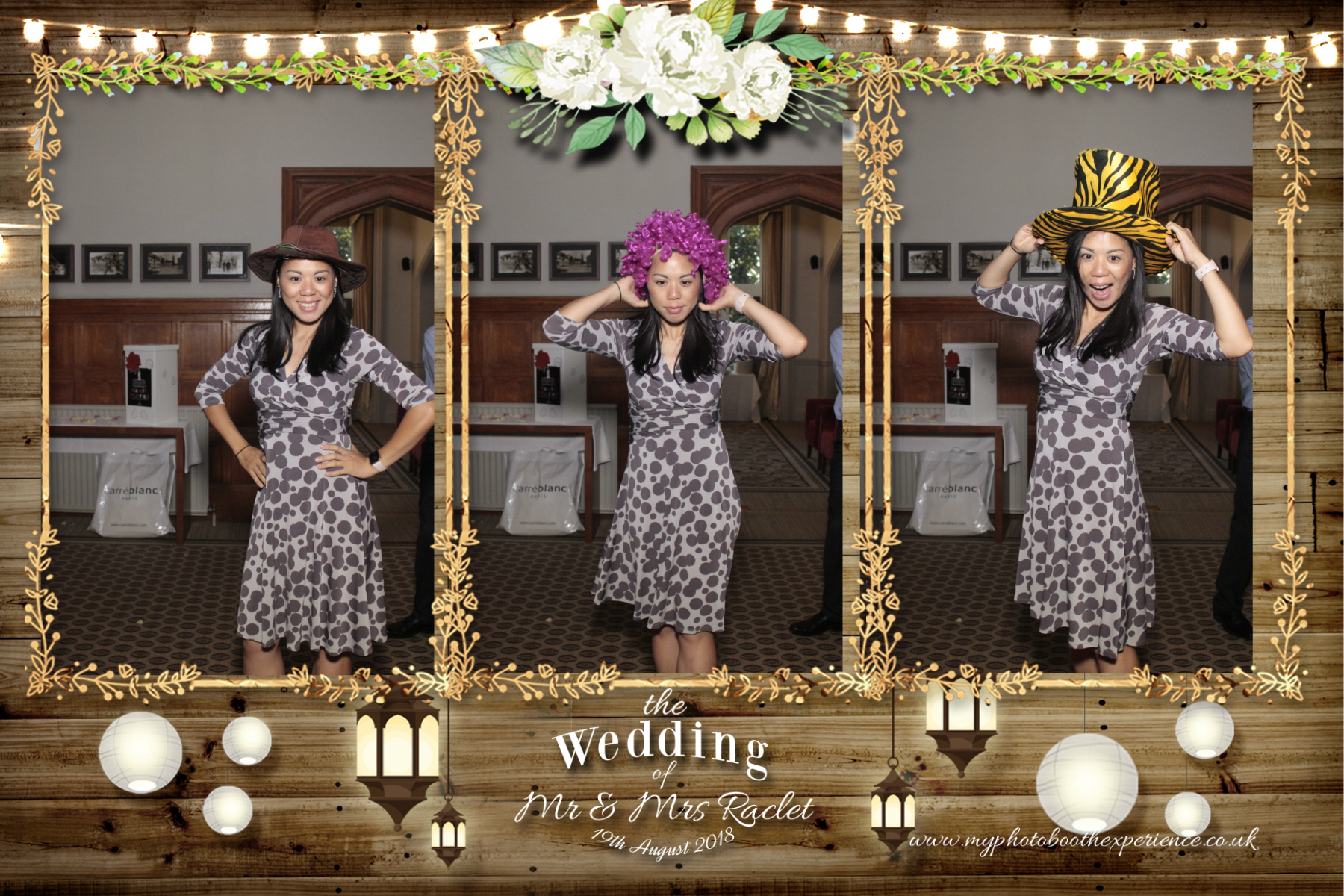 Mr & Mrs Raclet | View more photos from the event at gallery.myphotoboothexperience.co.uk/u/MyPhotoBoothExperienceLtd/Mr-Mrs-Raclet